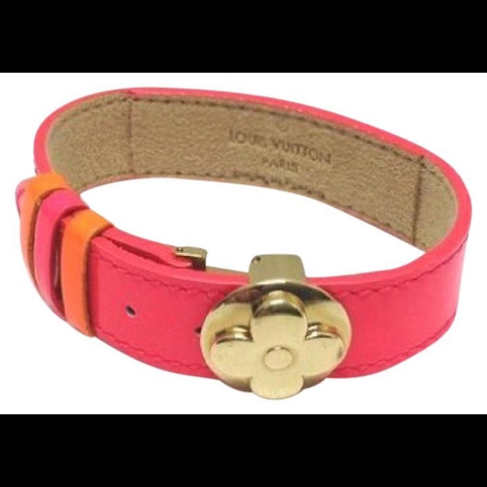 Louis Vuitton Pink Monogram Vernis Bracelet